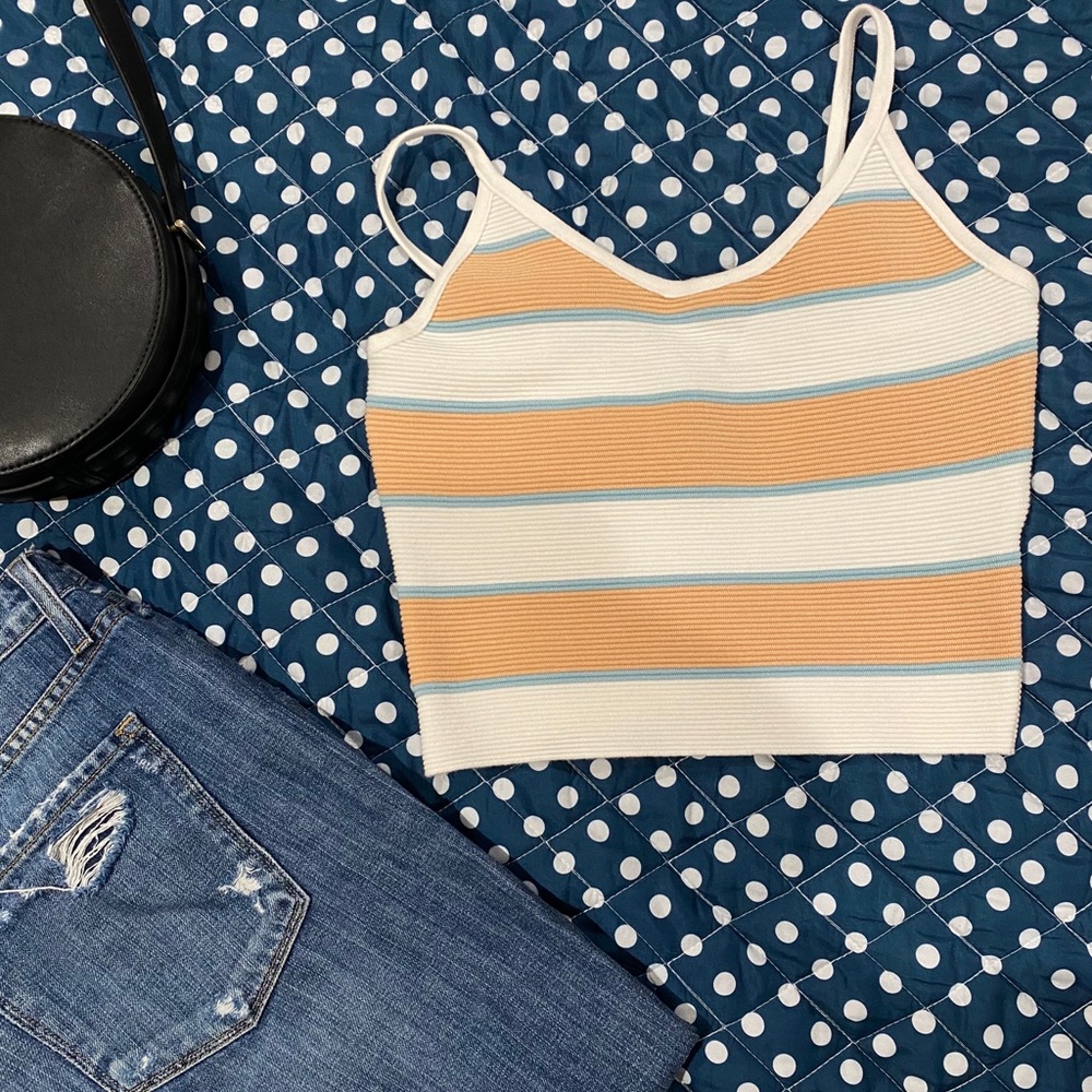 Striped Crop Top